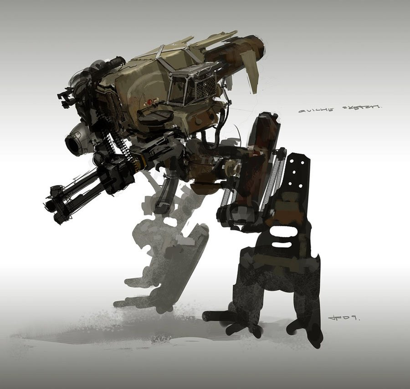 Illustration for article titled Some Kick-Ass Robot Designs From One of Hawken's Artists